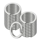 Uxcell 20PCS Split Keychain Rings, 15MM Round Dia Thick, Silver New. Price: $11.74.