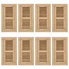 8PCS White Oak Hardwood Flush Mount Floor Register, 4X10 Inch, With Damper, H... New. Price: $191.56.