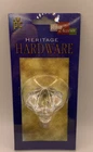 Heritage Hardware Clear Glass Knob Vintage Style 8 Pointed Star Home Accents New. Price: $19.99.