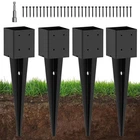 Pack Heavy Duty 24" Metal Ground Spike For 4X4 Fence Post Support New. Price: $91.68.