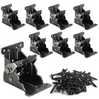 Nicavkit Pack Folding Brackets For Table Bed Leg Feet, Of 8, Black New. Price: $43.99.