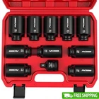 Durable Chrome Molybdenum Steel Impact Socket Set High Torque Deep Drive 6-POINT New. Price: $136.78.