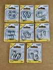 2" National Hardware S-hook, 135 Lb Workload, Stainless Steel, Price For One Set New. Price: $8.00.