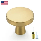 Ravinte 30 Pack Solid Knobs Kitchen Cabinet Round Pulls Dresser Handles Gold New. Price: $101.83.