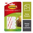 3M Command White Poster Strips Lb 12 17024ES New. Price: $7.95.