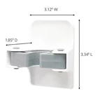 Command 17007-S6NA Hook, White, Plastic, 2 In D, PK6 New. Price: $30.55.