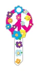 Lucky Line B104K Brass Enamel-coated Kwikset Peace Sign Blank Key (pack Of 5) New. Price: $20.24.