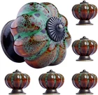 Olaya Vintage Pumpkin Ceramic Cabinet Knobs Handles - Retro Elegant, ... New. Price: $24.99.