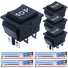 Mkbklljy 4PCS Momentary Motor Polarity Reverse Rocker Switch Dc 20A 12V Dpdt 6 New. Price: $15.41.