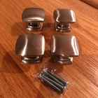 Hickory Hardware Euro Satin Nickel 1-1/2" Square Cabinet Knob Pull P2163-SN S4 Used. Price: $19.87.