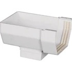 Amerimax In. Contemporary Vinyl White Gutter End With Drop Outlet T0509 New. Price: $25.20.