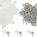 50 Pack White Nylon R-type Cable Clips 1/4 Inch Wire Clamp With Screws New. Price: $15.18.