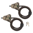 Master Lock Python Adjustable Keyed Cable 6FT 2 Pack Mossy Oak Camo New. Price: $57.38.