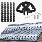 50 Pack Snow Guards For Metal Roofs Standing Seam Ice Stops New. Price: $153.00.