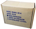 2,500 Galvanized Sharp 9/16 Hog Rings For Stanley Ringer Gun New. Price: $34.99.