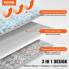 48"X50FT Reflective Insulation Roll 5.5MM Foam Core Radiant Barrier New. Price: $127.99.