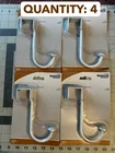 Nos 4-PACK Lot National Hardware N331-504 V168 Over The Door Hook White New. Price: $28.99.