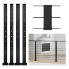 Cable Railing Post 36 Inch 4PACK Level Drilled Stainless Steel Muzata T304 Black New. Price: $480.99.