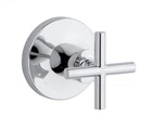 Kohler K-T14490-3-CP Purist Volume Control Trim Cross Handle Polished Chrome New. Price: $125.66.
