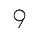 Hillman Distinctions 5-IN. Floating Mount Black House Number 9 Open. Price: $13.00.