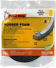 Self Stick Rubber Foam Weatherstrip Seal Tape 3/8 In X 3/16 Black 10 Ft New. Price: $7.17.
