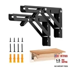 Joy Decor Heavy Duty Folding Shelf Brackets Pack (1 Pair) Collapsible 8 Inch 2 New. Price: $24.70.