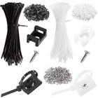 Rustark 480PCS Cable Ties Saddle Type Mount Bases Wire Black, White New. Price: $13.10.