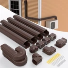 Cestluck Mini Split Line Cover Set 4 17 Ft Pvc Decorative Pipe Hide New. Price: $102.49.