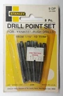 Vtg Stanley 8-PC Point Set For Yankee Push Drills Dp (04-069) Usa New. Price: $59.00.