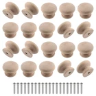Zorfeter 20 Pcs Wood Unfinished Drawer Knobs Small Mushroom New. Price: $11.94.