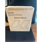 Ogutter Downspout Splash Block Set Of Black Drain Extensions 24 New. Price: $20.00.
