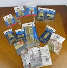 Lot Of New National Brass Hinges, Bolts, Corners, Hasps And More. Price: $34.95.