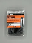 50-PCS Hillman Fas-n-tite 8X3 Coarse Thread Drywall Screws #2 Philips 42654 New. Price: $7.95.