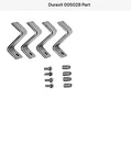 Duravit 005028 Fixing Set For Undercounter Basins & Stone Countertops New. Price: $27.00.