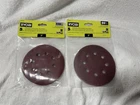 Ryobi 5" Random Orbit Sander Paper Grit A215220 & A21580 Lot New. Price: $11.16.
