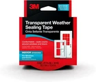 3M Transparent Weather Sealing Tape, 1.5" X 30' Ft, Pack Of 1, New. Price: $12.18.