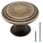 Knobs Antique Brass 25 Pack, 1.2 Inch Round Cabinets Kitchen New. Price: $24.69.
