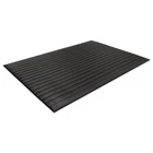 Guardian Air Step Anti-fatigue Mat, Rectangular, Black Ribbed Surface, 24" X 36" New. Price: $31.15.