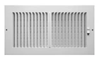 Tru Aire 6 In. X 12 White Powder Coat Aluminum 2-WAY Wall/ceiling New. Price: $42.37.