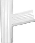Vyh Gutter Downspout Connector 2X3 Standard High 2"X3" Right, White New. Price: $43.67.