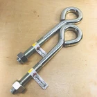 Qty National Hardware N347-732 Zinc Eye Bolt W/hex Nut 3/4" X10" Swl 675LB New. Price: $48.95.