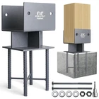 Stainless Steel 6"X6"(ACTUAL 5.5"X5.5") Post Base Bracket Concrete U-shape, Wet New. Price: $267.89.