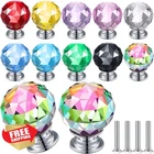 Jetec 20PC 30MM Crystal Drawer Pulls Knobs, Diamond Cabinet Handles New. Price: $44.99.