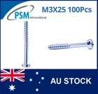 Plastic Threading Screw M3X25 Pan Pozi Steel Zinc Plated WN1412KB30X25Z X100 Brand. Price: $13.55.