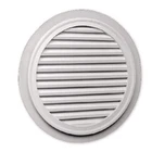 32" Round White Polyurethane Weather-resistant Gable Louver Vent By Fypon. Price: $178.01.