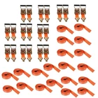 20-PACK 1.5 Inch X 15 Feet Ratchet Straps J Hooks Heavy Duty Tie Down 4000LBS Us New. Price: $71.45.