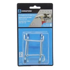 Crawford 18422 Straight Multi Fit Double Arm Pegboard Hooks In. New. Price: $7.95.