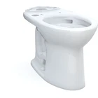 Toto Drake Elongated Universal Height Tornado Flush Toilet Bowl With New. Price: $348.32.