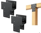 4"X Post Cap Tie Rod Brackets,troptolky 2PCS *read Description* Missing Hrdwr Used. Price: $34.99.