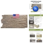 Ekena Millwork Everstone Acadia Ledge Faux Panel 49W 25 1/2H 1/4D New. Price: $51.08.